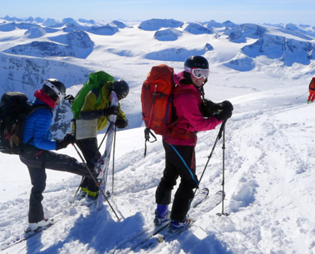 Guidede turer skiguiding